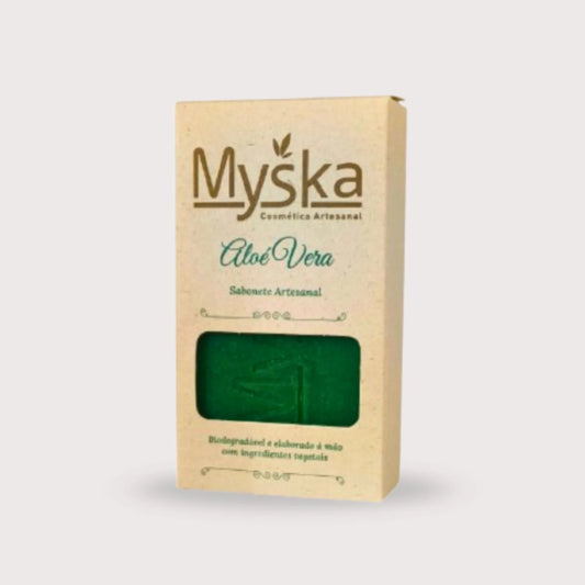 Sabonete Natural de Aloé Vera | Calmante e Hidratante – Myska