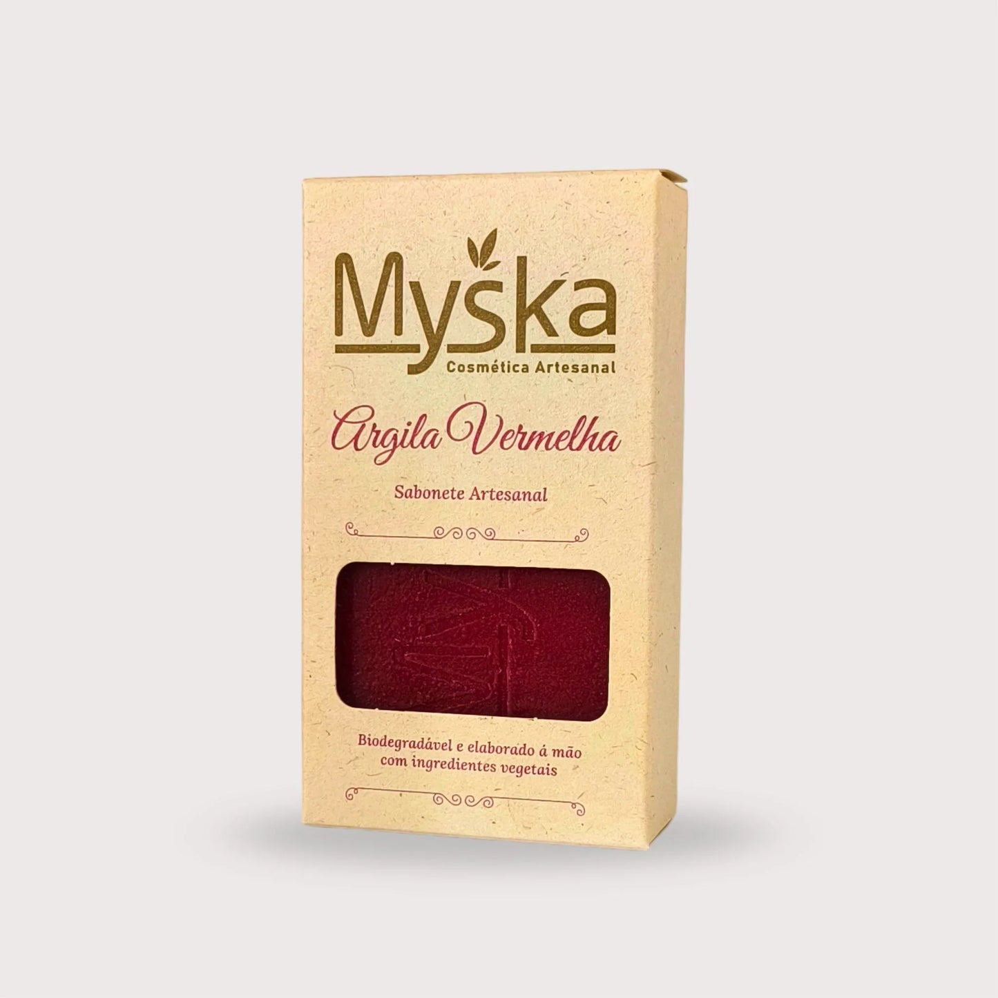 Sabonete Natural de Argila Vermelha | Anti Acne e Controle de Oleosidade – Myska